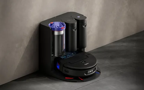 Robot aspirador y fregasuelos Dyson Spot+Scrub AI con cámara de IA